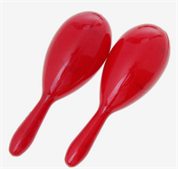 Маракас однотонный, набор 2 шт., красный HHmTIddNhGFVJE88SQaZW1