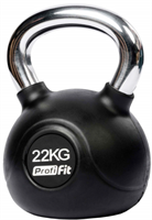 Гиря обрезиненная с хромированной ручкой 22 кг 02126