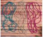 Бусы на ёлку 2,7 м "Разноцветные шарики" (набор 3 шт) d-5 мм, микс 01009