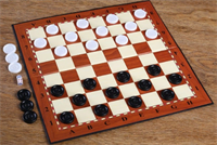 Шашки "Сартон", складное поле 33 х 33 см, шашки d-2.5 см 026694