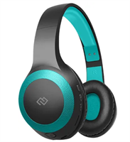 Наушники Digma BT-15, Bluetooth/3.5 мм, накладные, черный/голубой 0BAiWOtDhE3zTjGgvyoFz3