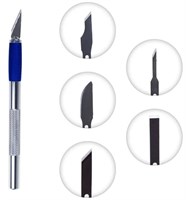 Набор скальпель со сменными лезвиями 7 предметов REXANT 1 шт 0282425