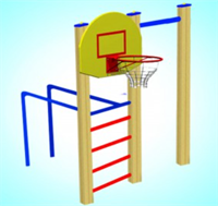 Спортивный комплекс с брусьями 02829591