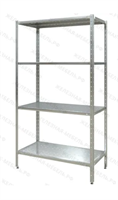 Стеллаж полочный 1800х1000х500 с перфорированной полкой (нерж.сталь) 027939