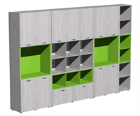 Шкаф модульный 4000*450*2540 0282113