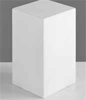 Геометрическая фигура ПРИЗМА четырёхгранная, 20 см (гипсовая) 02829220