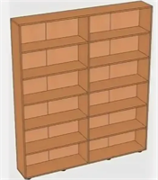 Стеллаж односторонний (1700х275х1864) 02829779