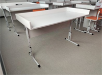 Стол ученический лабораторный с бортом 0283095782