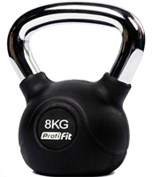 Гиря обрезиненная с хромированной ручкой 8 кг 02119