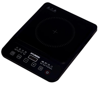 Плита Индукционная Hyundai HYC-0106 черный стеклокерамика (настольная) 0283094938