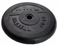 Диск обрезиненный для штанги 10кг d31 02830962917