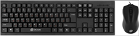 Комплект (клавиатура+мышь) Oklick 620M, USB, проводной, черный 028309142