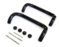 Дверная Ручка Rivuz Скоба 300мм черный матовый (на калитку ) ral 9005 02830863