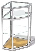 ПРИЛАВОК ДЕМОНСТР. УГЛОВОЙ (АКВАРИУМ) 0280728