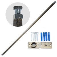 Турник резьбовой в проем, 75-95см. 33286