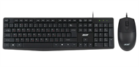 Комплект (клавиатура+мышь) Acer OMW141, USB, проводной, черный 0283095565
