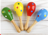 Игрушка музыкальная Маракас «Горох и полоска» 0281059