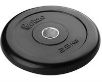 Диск обрезиненный Voitto 2,5 кг, черный (d31) 02830962913