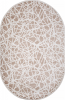 Ковер D967 - BEIGE - Овал (3.00x4.00 м.) 02830962715