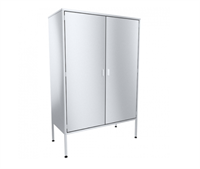 Шкаф для хлеба двери распашные нерж (5 полок), сварной (1200х565х1830 (1850) мм) 0283096018