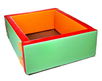 Мягкий модуль «Бассейн» прямоугольный, средний, МИКС 026594