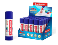 Клeй-карандаш ErichKrause Extra PVP, 21 г, усиленный 02829314