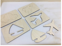 Трафареты Транспорт (акс) (8 шт.) 027872