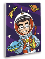 Влад А4 Бумага Картина по номерам на холсте для раскрашивания / Космонавт 20 х 15 см cwnWH734hbtbQg7OVFflN1