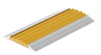 Полоса противоскользящая алюминиевая 46 мм, с желтой резиновой вставкой, длина 1,5м. 02830879