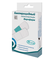 Лейкопластырь бактерицидный верофарм набор баланс 20 шт. 0283095723