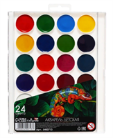 Акварель 24цв пластик 0281070