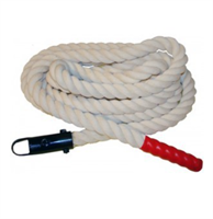 Канат для лазания хлопковый 6м d30мм белый 01810