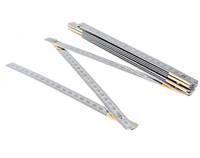 Метр складной 2 м алюминий 0282931