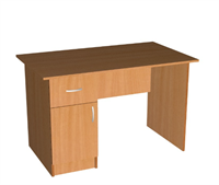 Стол письменный с дверкой и выкатным ящиком 0282905