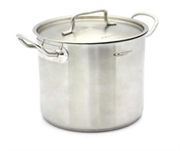 Кастрюля КАТУНЬ 3 л, 18х12см,  индукция, нерж, тройное дно 02829292