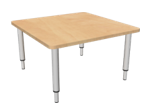 СТОЛ КВАДРАТНЫЙ ФАНЕРА ЛАК 00019