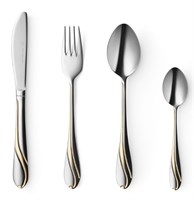 Набор столовых приборов из нержавеющей стали из четырех предметов 02830962637