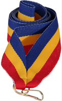 Лента для медалей (синий/желтый/красный, 22 мм.) 0283096600558