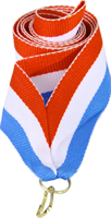 Лента для медалей (красный/белый/голубой, 10 мм.) 0283096600596