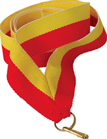 Лента для медалей (желтый/красный, 22 мм.) 0283096600649