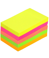 Блок с липким краем 51 мм × 76 мм, 400 листов, флуоресцентные, 5 цветов 0283096601091