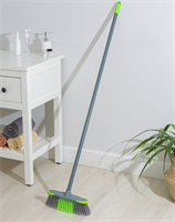 Щётка для пола с отбойниками Доляна, окрашенный черенок, 27×6×126 см, серая 0283096601090