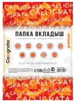 Файл-вкладыш А4, 70 мкм, Calligrata, плотный, матовый, вертикальный, 50 штук 0283096601092