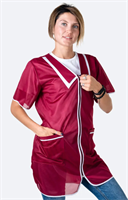 Халат фартук рабочий для продавца, клининга, повара (БОРДОВЫЙ) NtHC-bdjhewSD6zapuyDd0