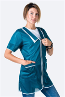 Халат фартук рабочий для продавца, клининга, повара (ЗЕЛЕНЫЙ) CJ9etvC1gakPpt2KeldWM3