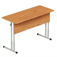 Стол ученический двухместный регулируемый МДФ (на 2х опорах) FHxGAXcZg54PR3BgJaf3n0