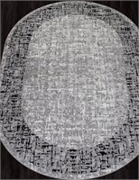 Ковер F292 - DARK GRAY - Овал (2х4) 0283096601254