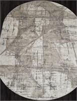 Ковер F160 - BEIGE - Овал (2х4) 0283096601252