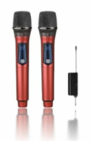 Беспроводные микрофоны для караоке красные (VHF диапазон) oAiQ4ZkhgW95aIIzbPQht1