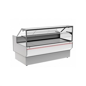 Витрина морозильная Carboma GC95 SL 1,5-1 (ВХСн-1,5 Carboma GC95) (0011-9003 боковины серые, декор белый) 1802329p.60-al
